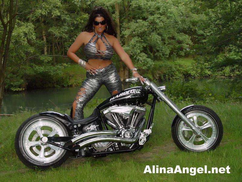 hot biker girl 445